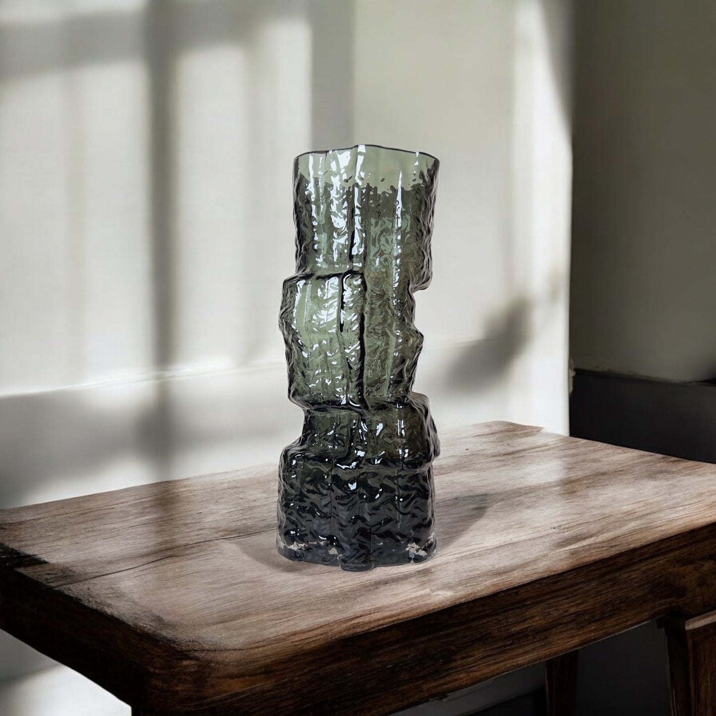 Piece of glass vase