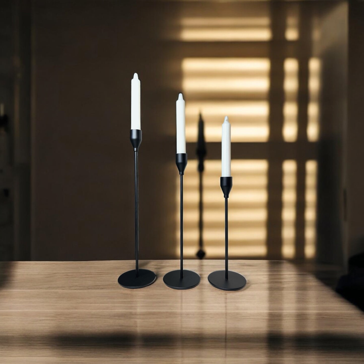 Elegant black candlestick