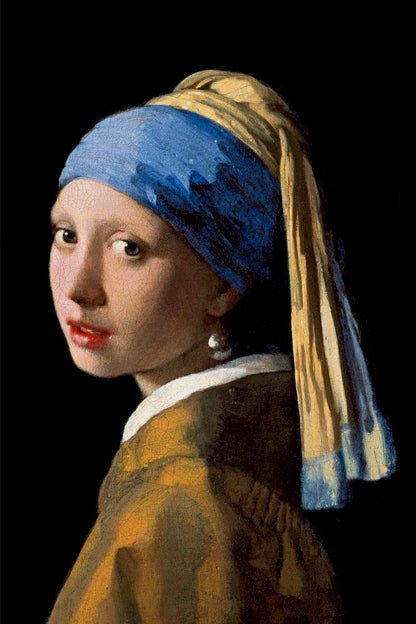 Girl with a pearl earring by Johannes Vincent Frame 50x35