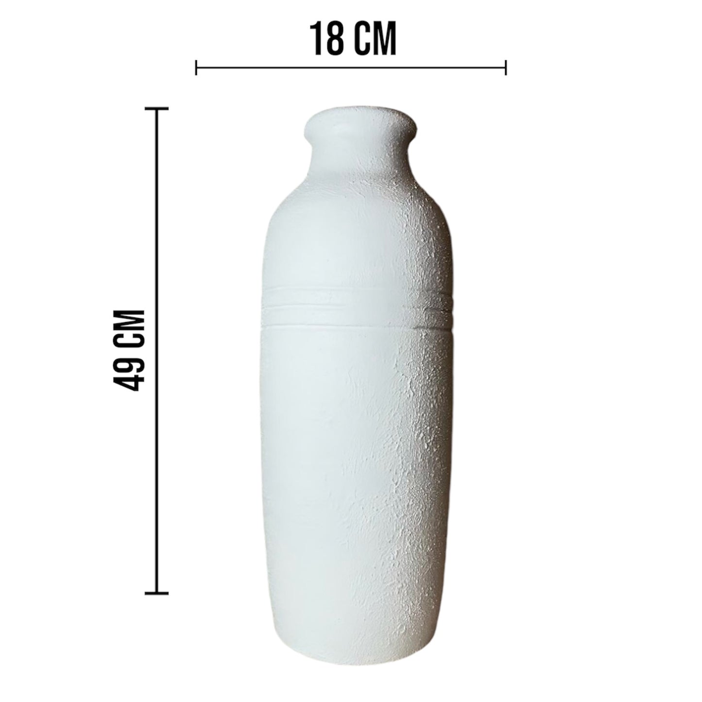 Large White Vase