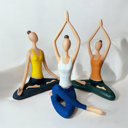 Yoga hands-up pose