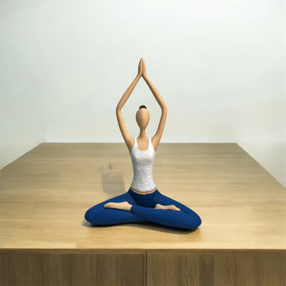 Yoga hands-up pose