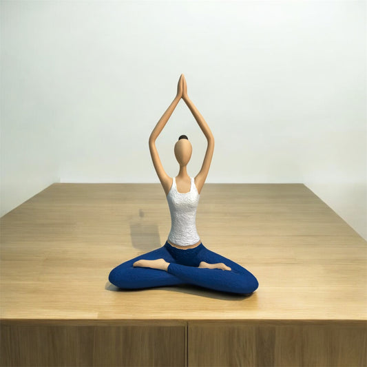 Yoga hands-up pose